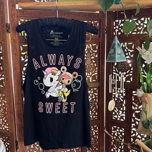 GU Toki doki Always Sweet Unicorno & Donutella tank top - Women’s size XS